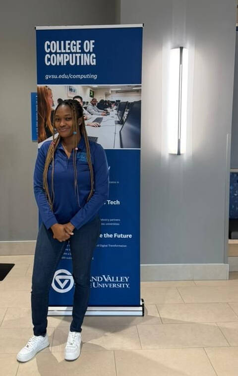 Akua Kyei, a dedicated volunteer at the conference